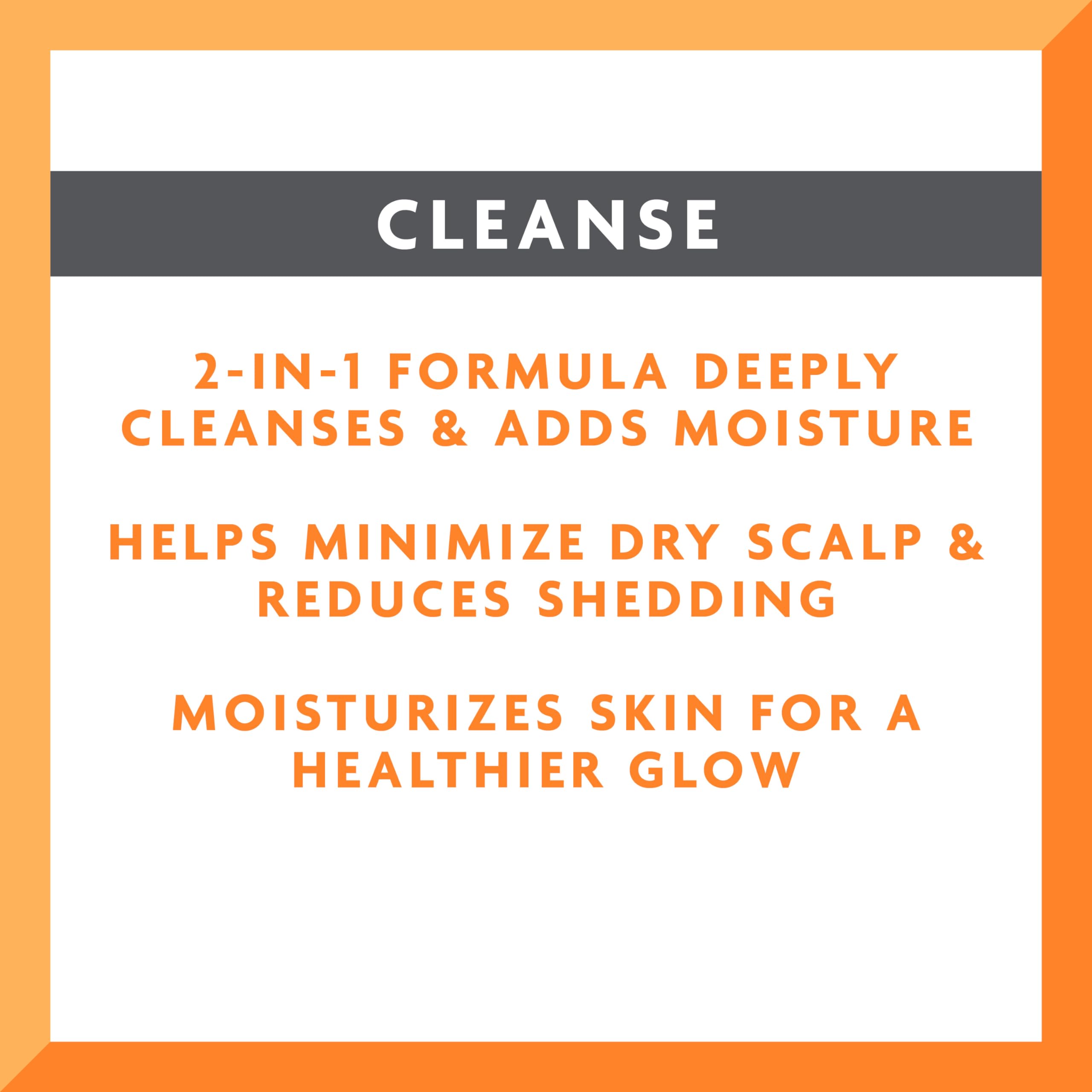 Cantu for Men 2-in-1 Hair & Body Wash, 13.5 fl oz